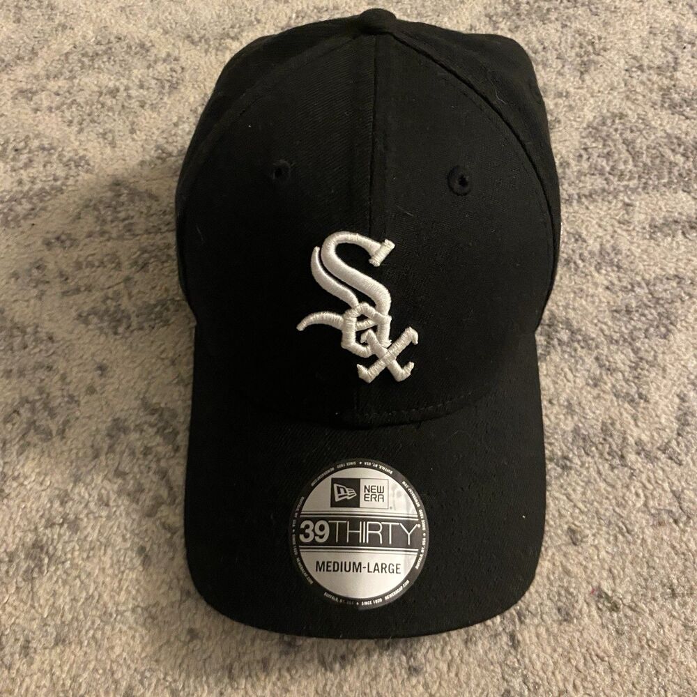 New Era MLB Chicago White Sox Black 39Thirty Medium-large